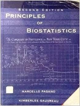 Pagano m gauvreau k principles of biostatistics download full